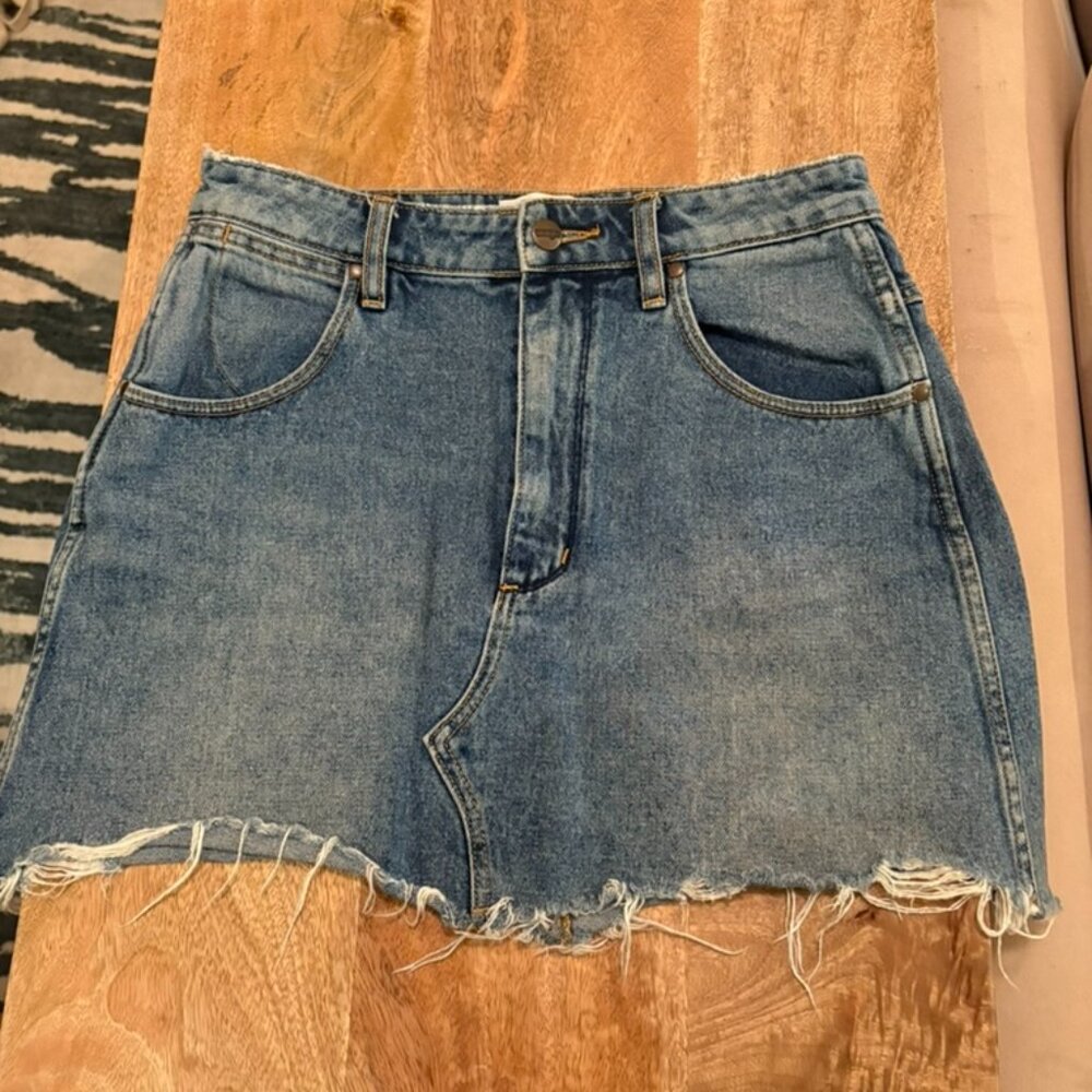 Wrangler Repair Mini Denim Skirt size 6